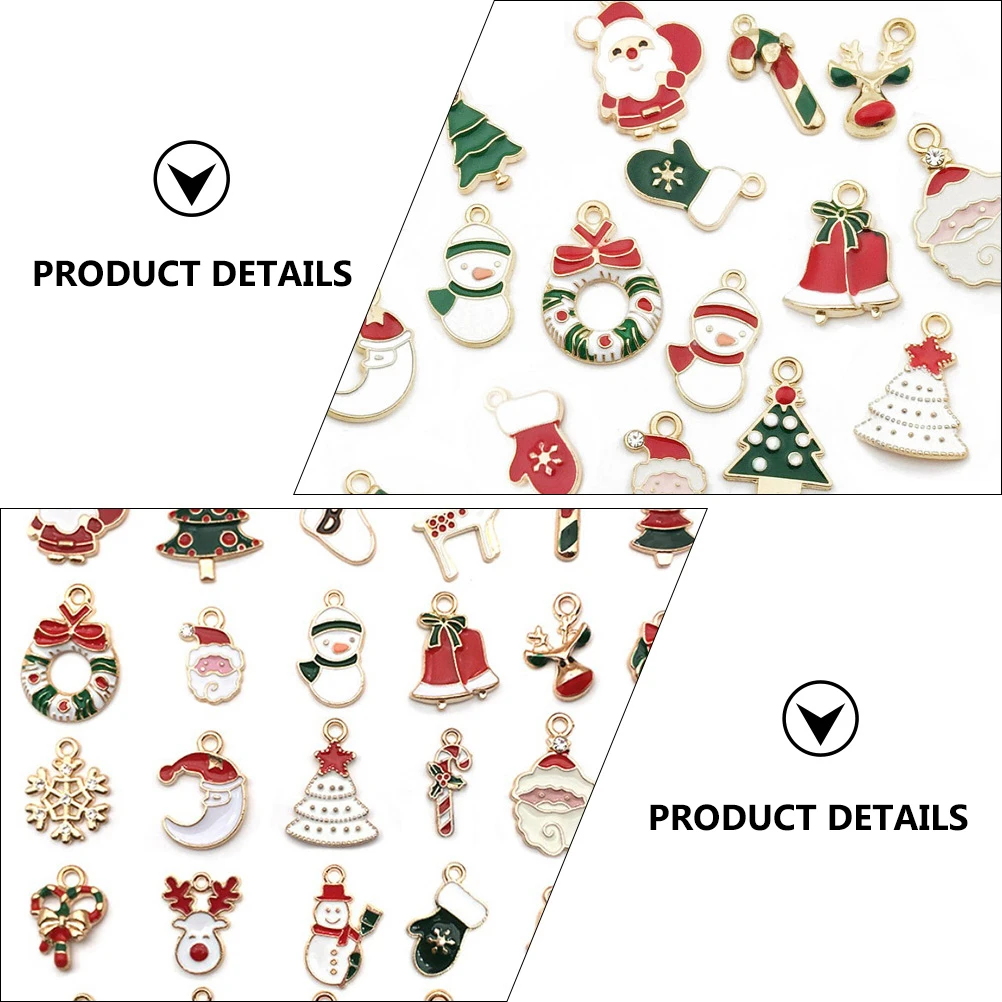 

Jewelry Accessories Alloy Pendants Earrings Making Necklace DIY Crafting Christmas Ornaments Gifts Women Girls Safe Durable