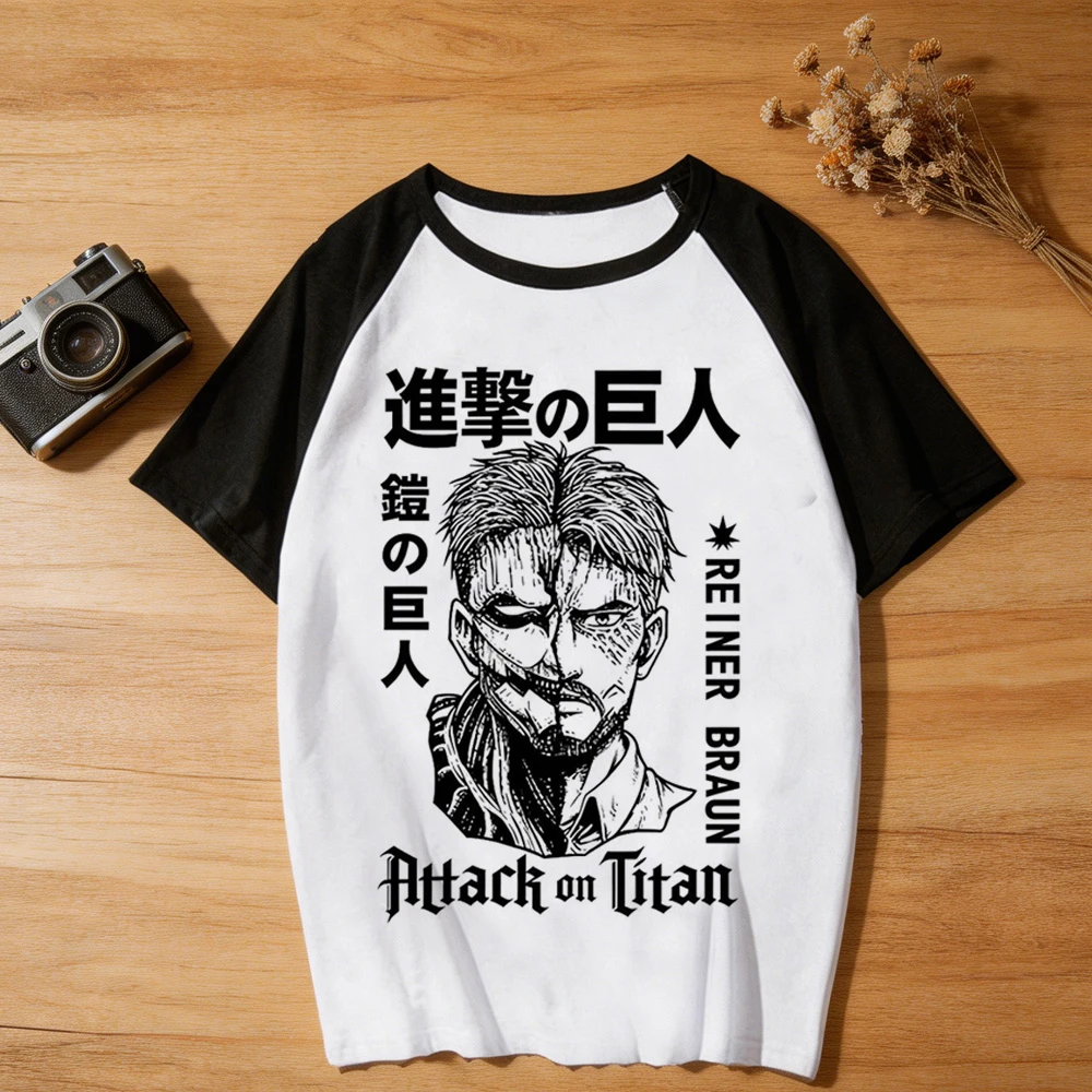 Attack on Titan tshirt female japan anime korean fashion cute cheap shirt grunge summer japan gothic y2k