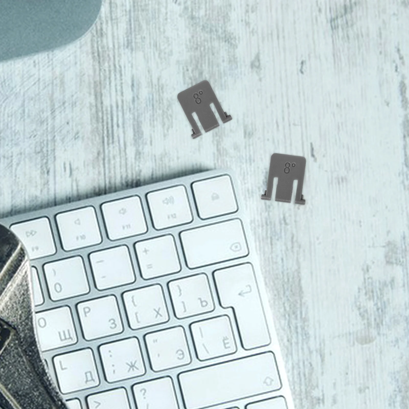 

1Pair Keyboard Feet Stand Adjustable Ergonomic Tilt for K220 K270 K260 K275 K235 Computer Desk Use ABS Keyboard