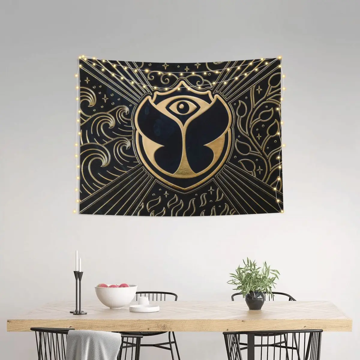 Tomorrowland Tapestries for Bedroom Dorm Belgian Electronic Dance Music Festival Hippie Wall Hanging Tapestry Home Decoration