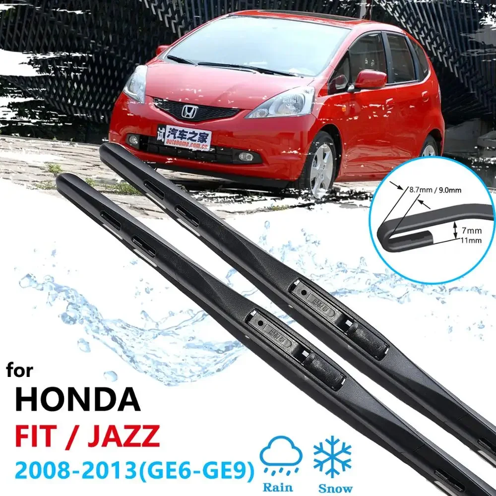 

Car Wiper Blades for Honda Fit Jazz 2008~2013 Front Brushes Window Windscreen Windshield Washer Accessories GE6 GE7 GE8 GE9 2010