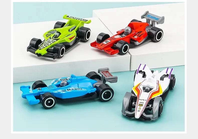 Kids inertial Karting F1 car toys Boy Girl Pull-back car Wind-up new model for chirldren birthday christmas gifts