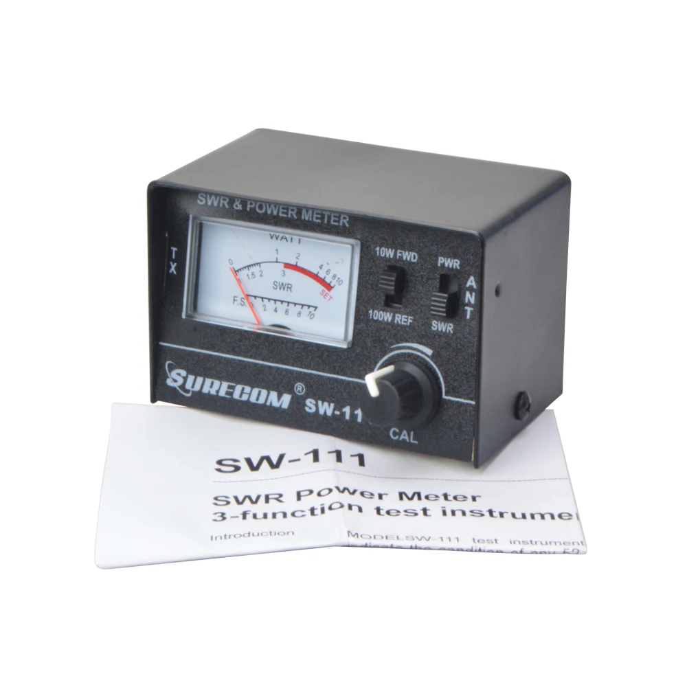 

Walkie Talkie SWR Power Meter SURECOM SW-111 Compact SWR Power Meter 3-function Test Instrument