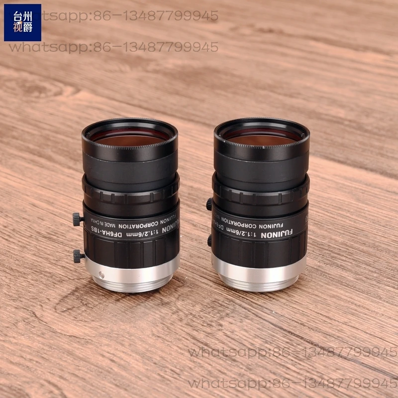 

FUJINON DF6HA-1B fixed focus industrial lens 6mm 1:1.2 with filter