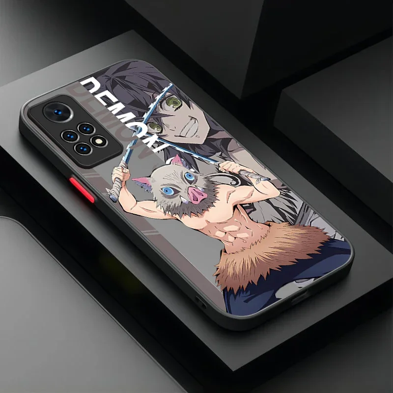Anime Demon Slayer Schokbestendig Case voor Xiaomi Redmi A5 A4 A3 A3X A2 A1 Plus 13X Redmi K70 Ultra K70E K60 K50 K40 K40S K30 K20
