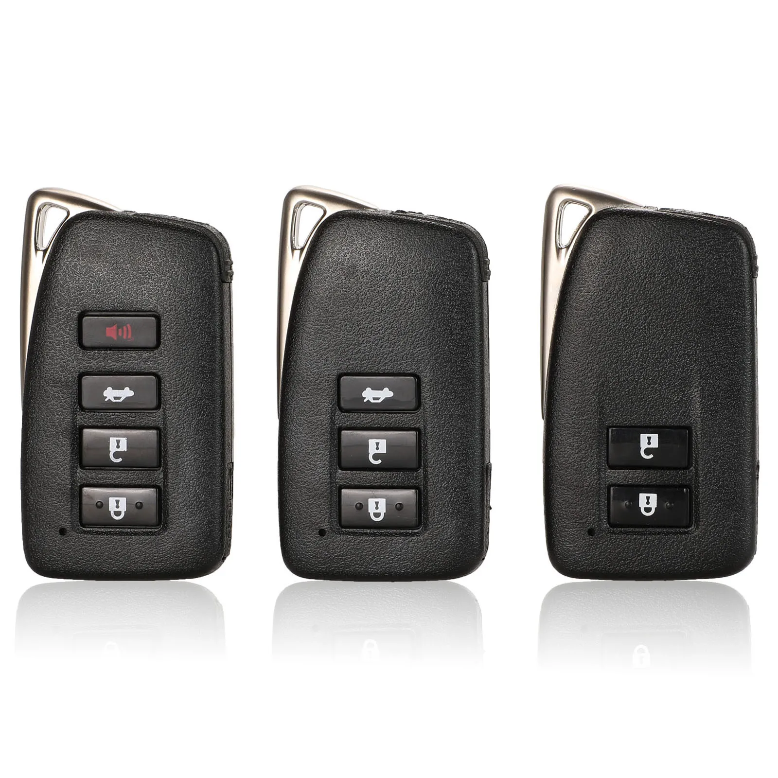 jingyuqin 2 3 4 Buttons Key Case For LEXUS ES350 IS/ES/GS/NX/RX/GX GS300 GS350 IS250 ES250 NX200 Smart Key Car Remote Key Shell