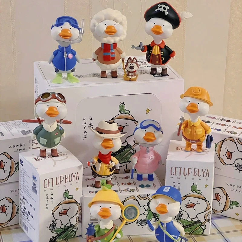 

No Duck Is Not Good and Lie Flat Say No Duck Blind Box Аниме Фигурка Guess Bag Симпатичная кукла Mystery Box Коллекционная модель