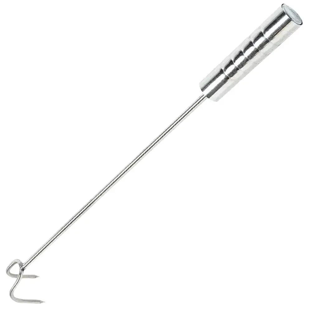 

Stainless Steel Meat Hook 50cm Long Handle BBQ Tools Pork Turkey Ham Chicken Goose Roasting Reusable Food Hook Kitchen Grill