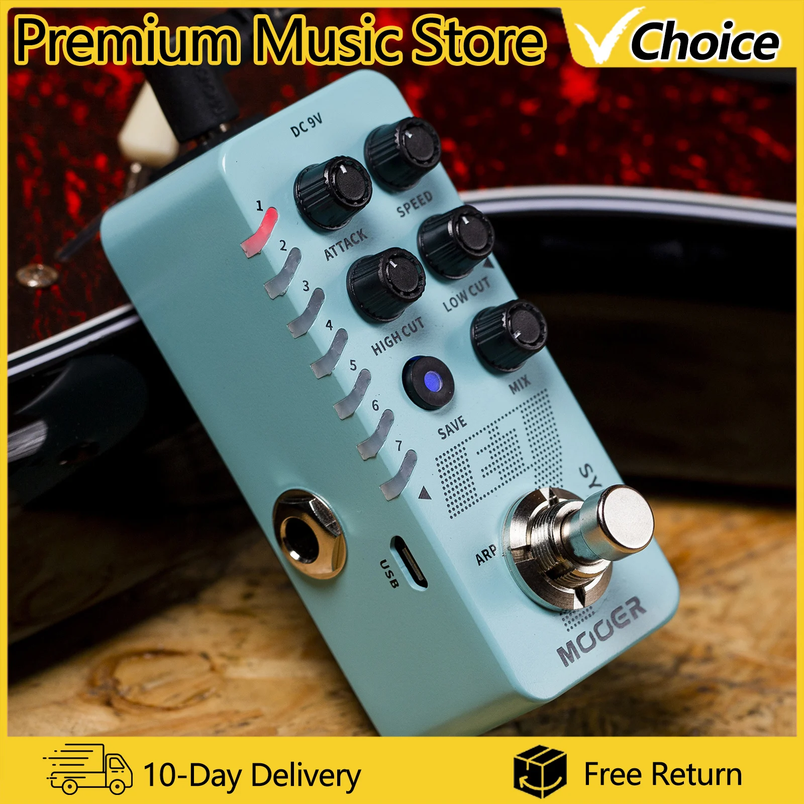 Mooer E7 Synth Poly…