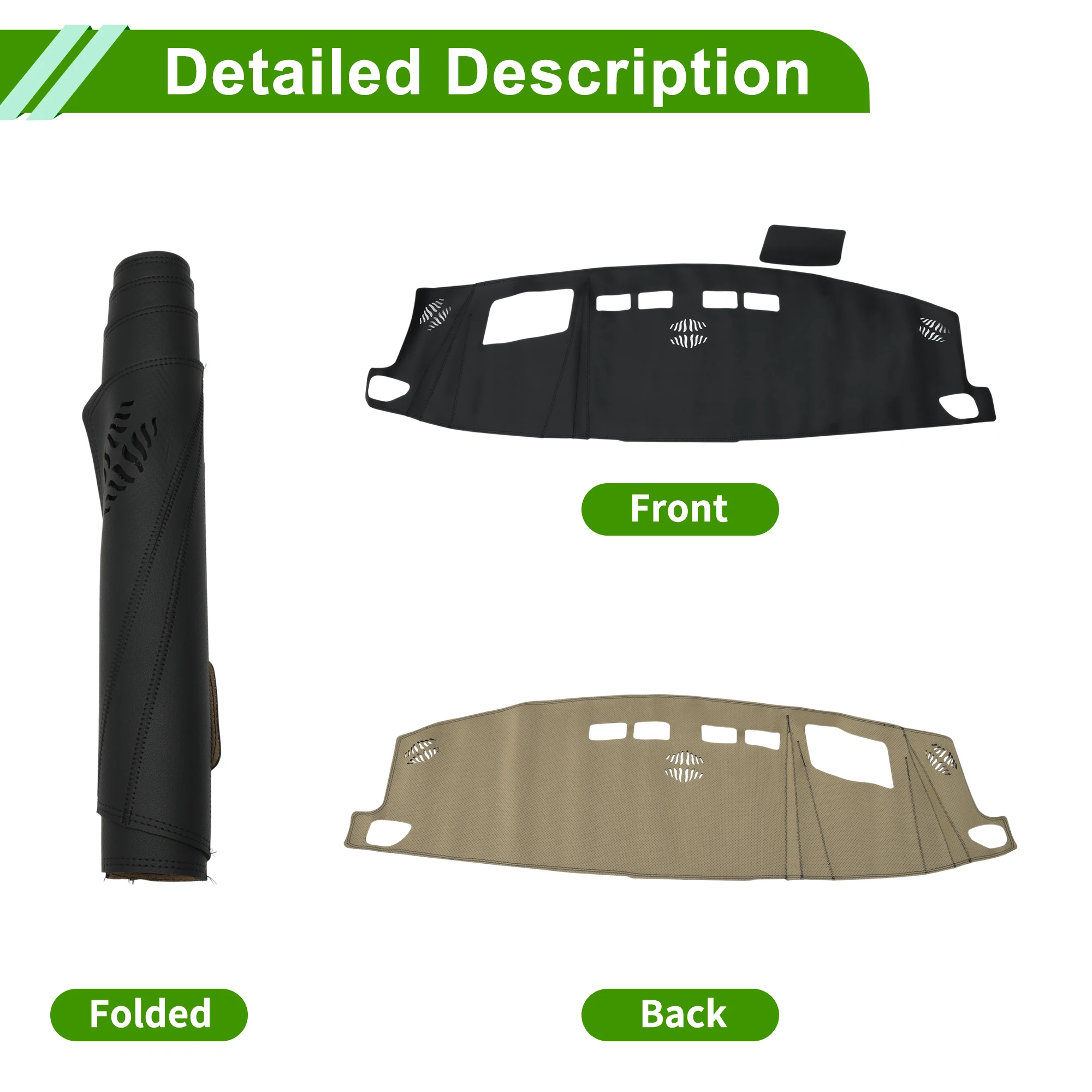 

UXCELL чехол на приборную панель для Chevrolet Suburban, коврик для приборной панели, ковер, центральная консоль, коврик для приборной панели, салон автомобиля