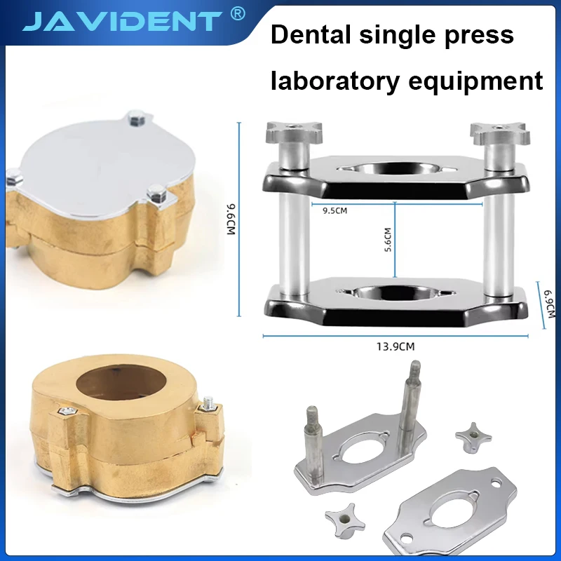 1Pcs Dental Hydraulic Press  Lab Equipment Stainless Steel Boiled Tooth Box Reline Jig for Dentistry Laboratory Tool Machine