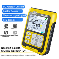 FNIRSI SG-004A Adjustable Current Voltage Simulator Signal Generators TFT Thermocouple Resistance 0-24V 4-20mA PWM Pulse Output