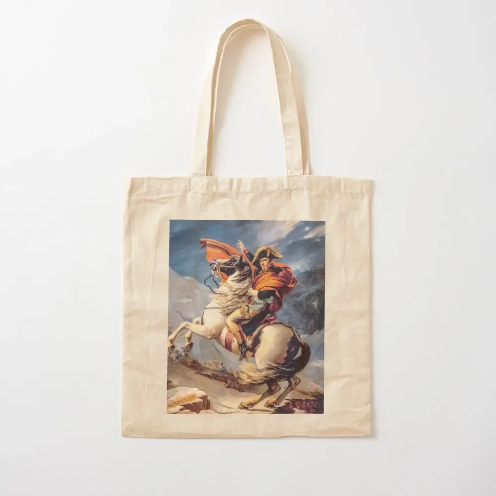 

Napoleon Crossing The Alps Tote Bag Многоразовые сумки Сумки женские Женская сумка Эко-сумка