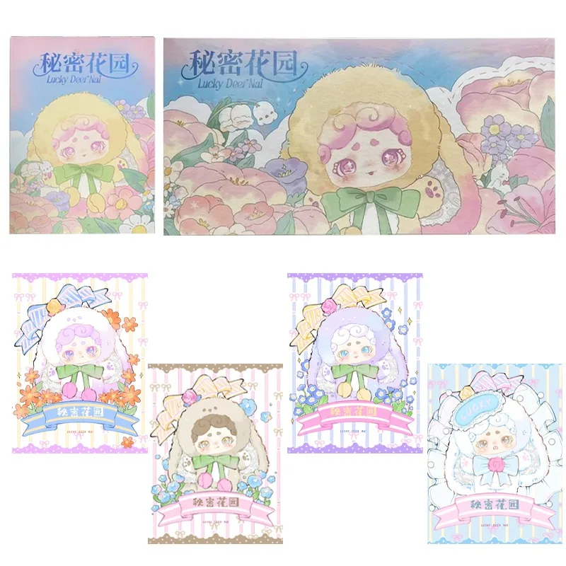 

Official Genuine Luckydeernai V2 Secret Garden Series Blind Box Plush Pendant Lucky Deer Nai Figure Mystery Box Gifts