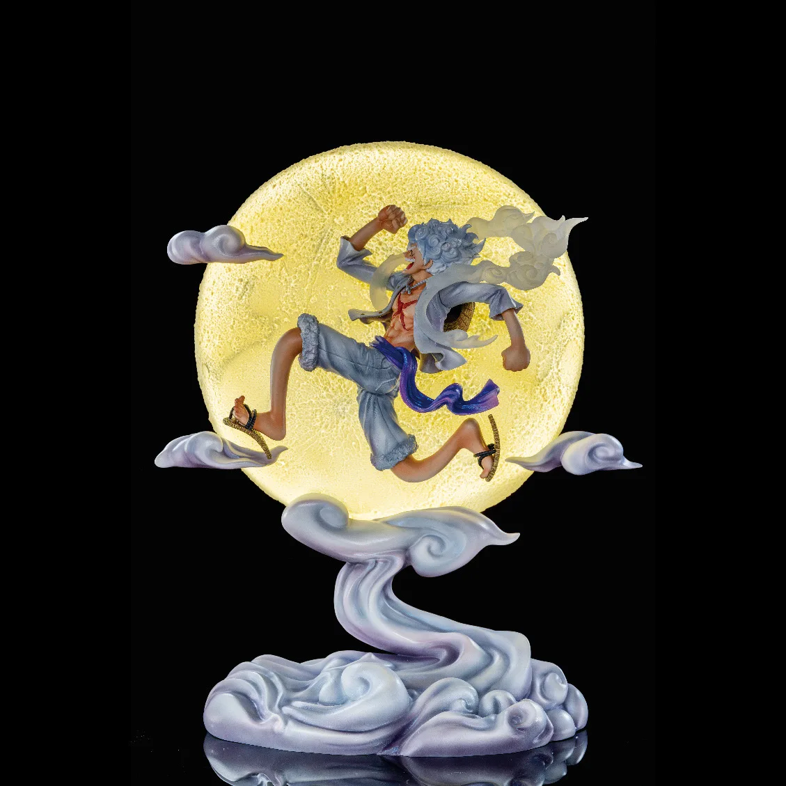 

One Piece Anime Figure Moon Fairy Nika Monkey D Luffy Action Figure Statue Model Doll Collection Christmas Toys Gift 29cm