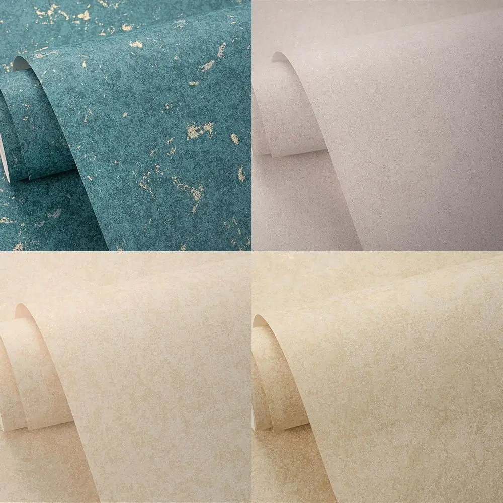 

Simple Style Solid Color Textured Wallpaper for Bedroom Living Room Faux Art Paint Distressed Wall Covering for Restaurant Hotel