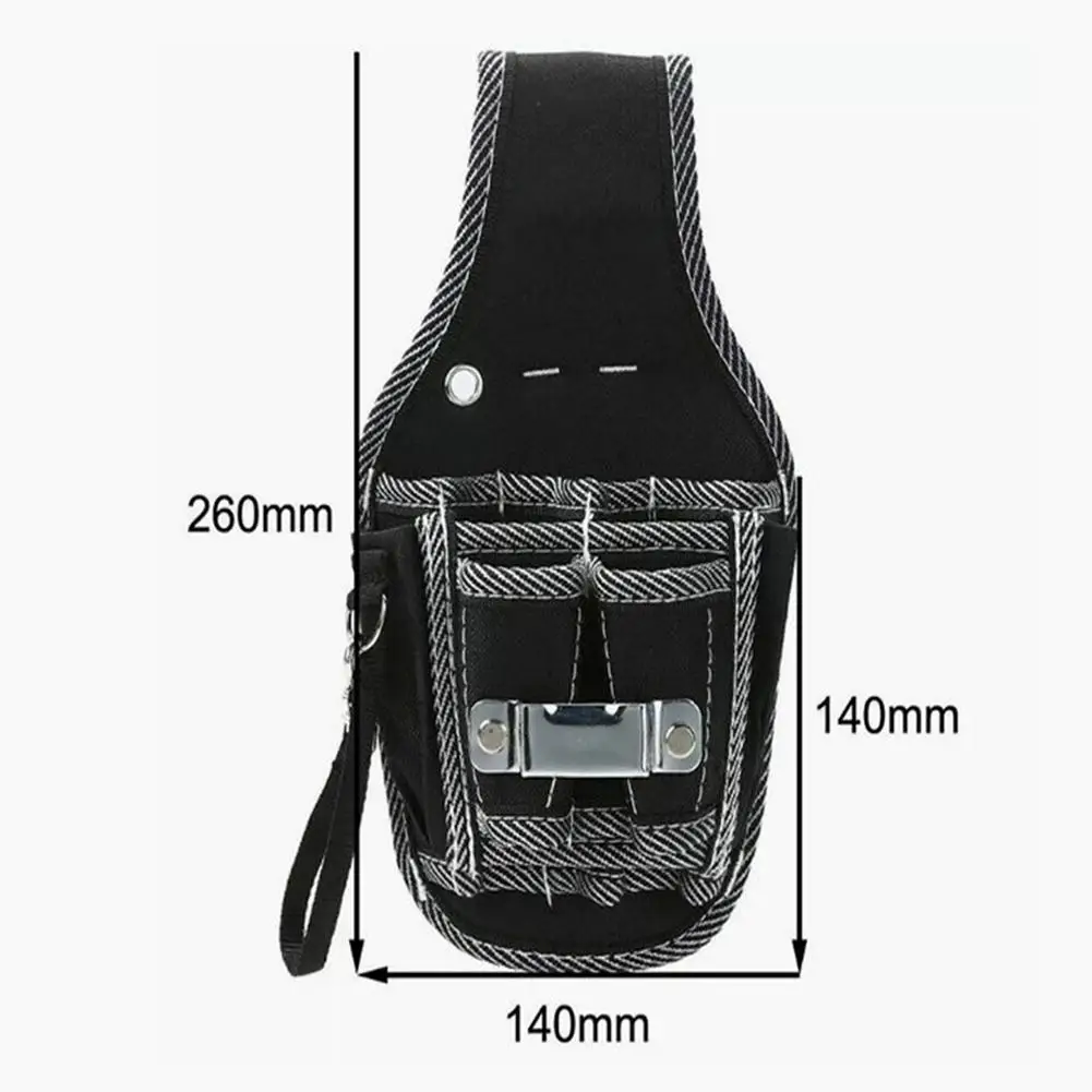 Electrician Repair Waist Tool Bag With Multi Pocket Large Capacity 600d Oxford Cloth Outdoor Waist Bag