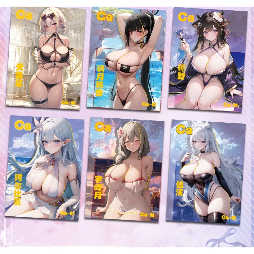 Goddess Story Card Anime Girl Party Swimsuit The Endless Wind and Moon Series Collection Games Trading Card Child Birthday Gift