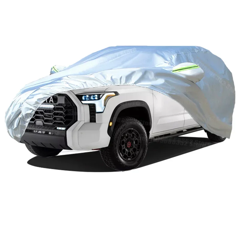 For Toyota Tundra Car Cover Outdoor Protection Covers Snow Sunshade Waterproof Dustproof Exterior UV Car Accessories