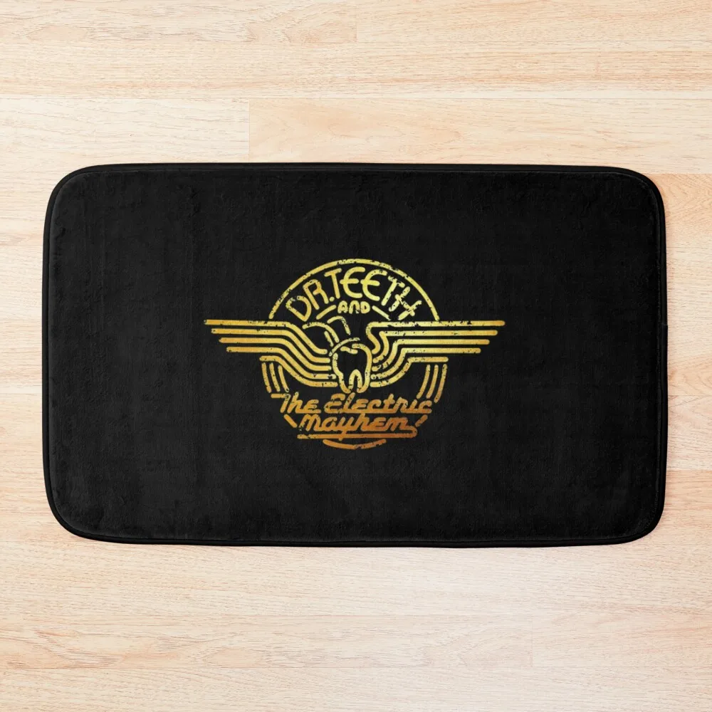 

DR. TEETH Gold Bath Mat Hallways Carpet Bathroom Mat