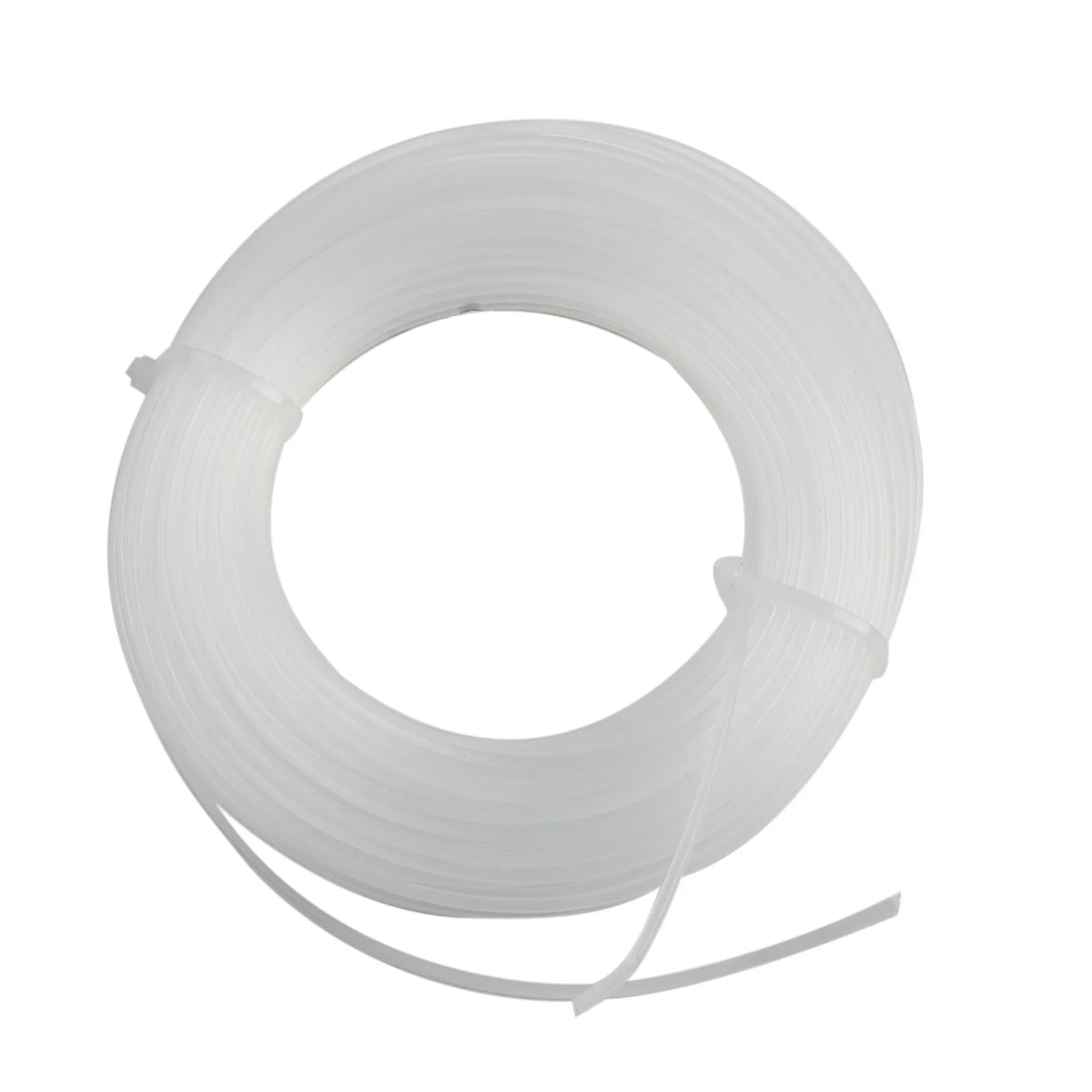 High Quality Nylon White 1 Roll Brand New Cutting Lines Round Garden Grass Practicall Replacement Care Electric