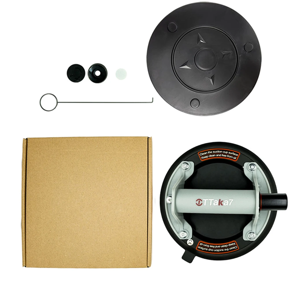 Ventosa de vidrio, ventosa de vidrio al vacío, vidrio grande, ventosa de alta resistencia, potente mango de ventosa de vidrio industrial, azulejos, granito