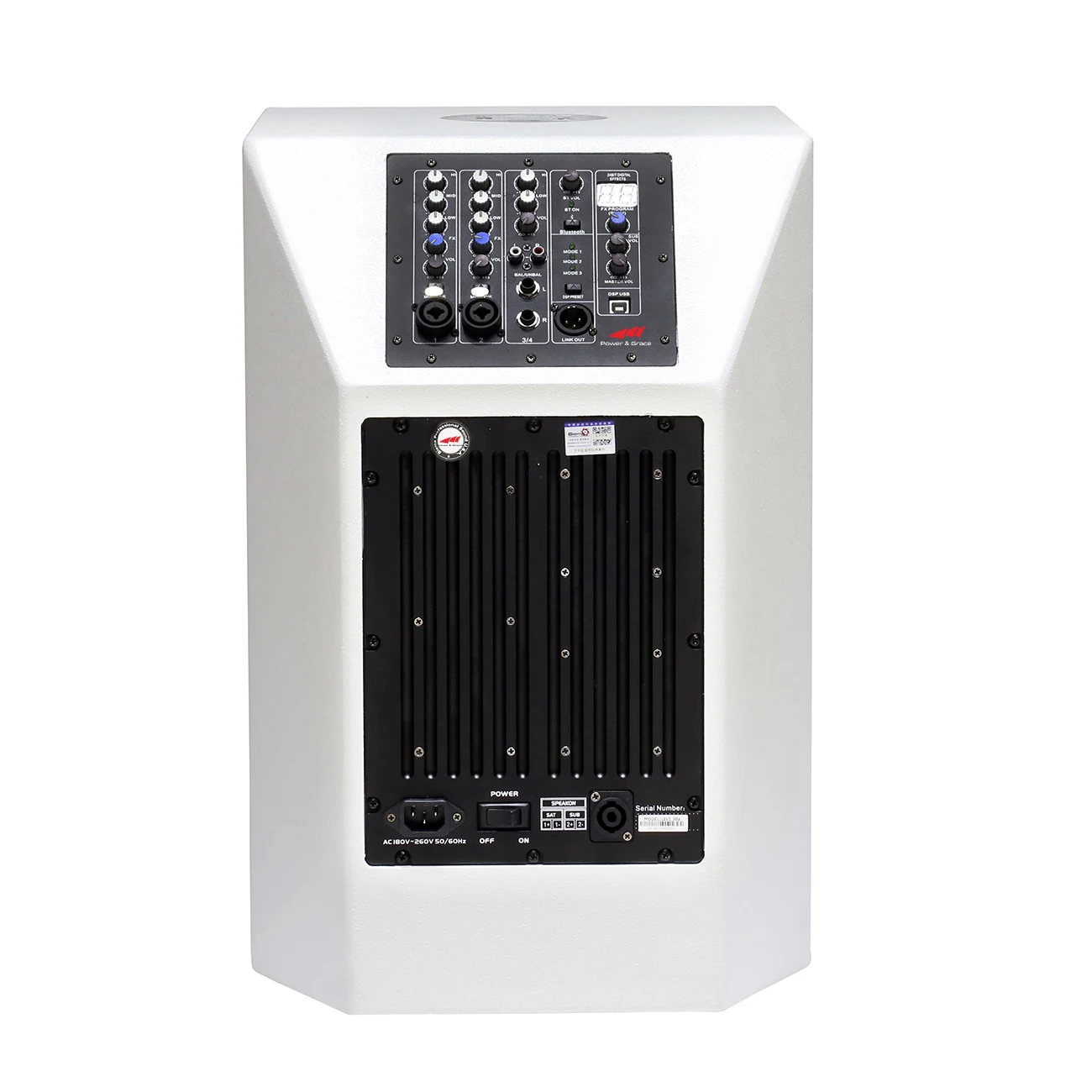 Picture 6: Professional Audio Active Line Array System Blue Tooth DSP Full Range Column Speaker