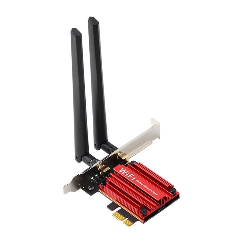 Wi-Fi 6E 5374Mbps AX210 for Bluetooth5.2 802.11AX 2.4G/5G/6Ghz Wireless PCIE Adapter Network WiFi Card Support Win10/11