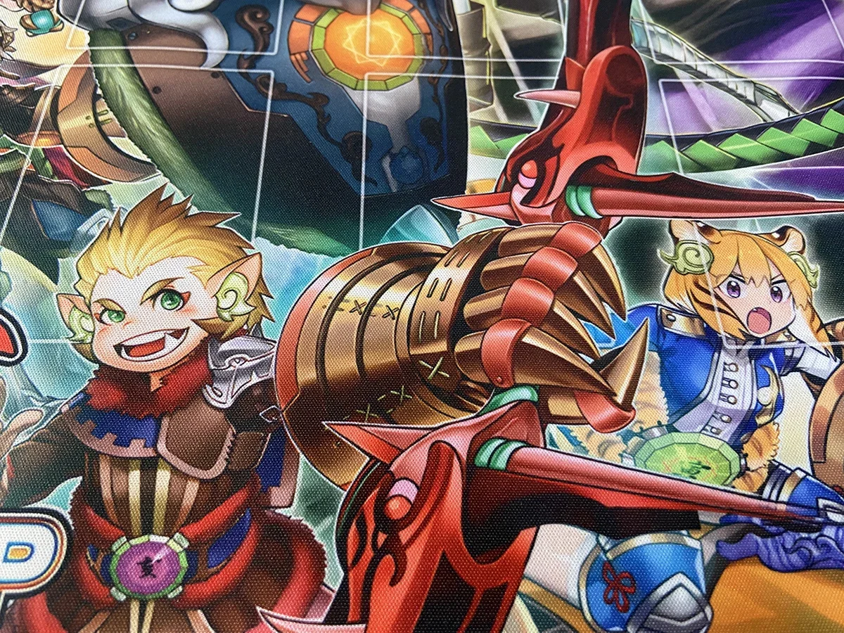 YuGiOh Zoodiac Thoroughblade Playmat Zoodiac Drident TCG CCG Mat
