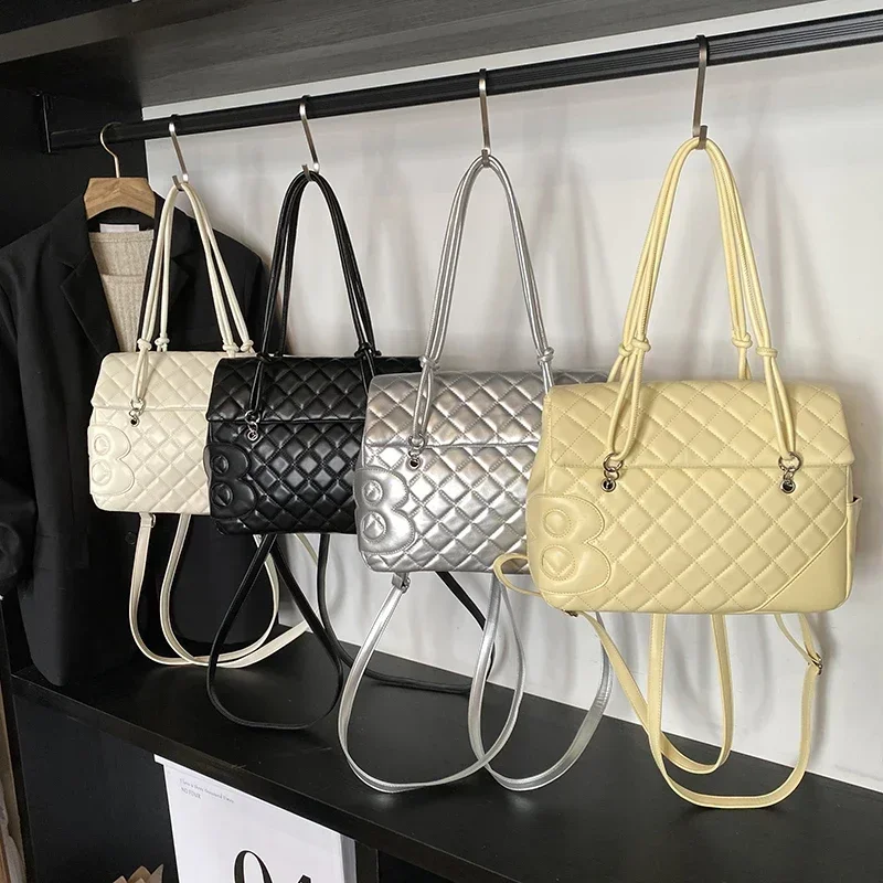 

Luxury women's zipper crossbody bag, Paris fashion commuting women's shoulder bag, new designer classic leather handbag
