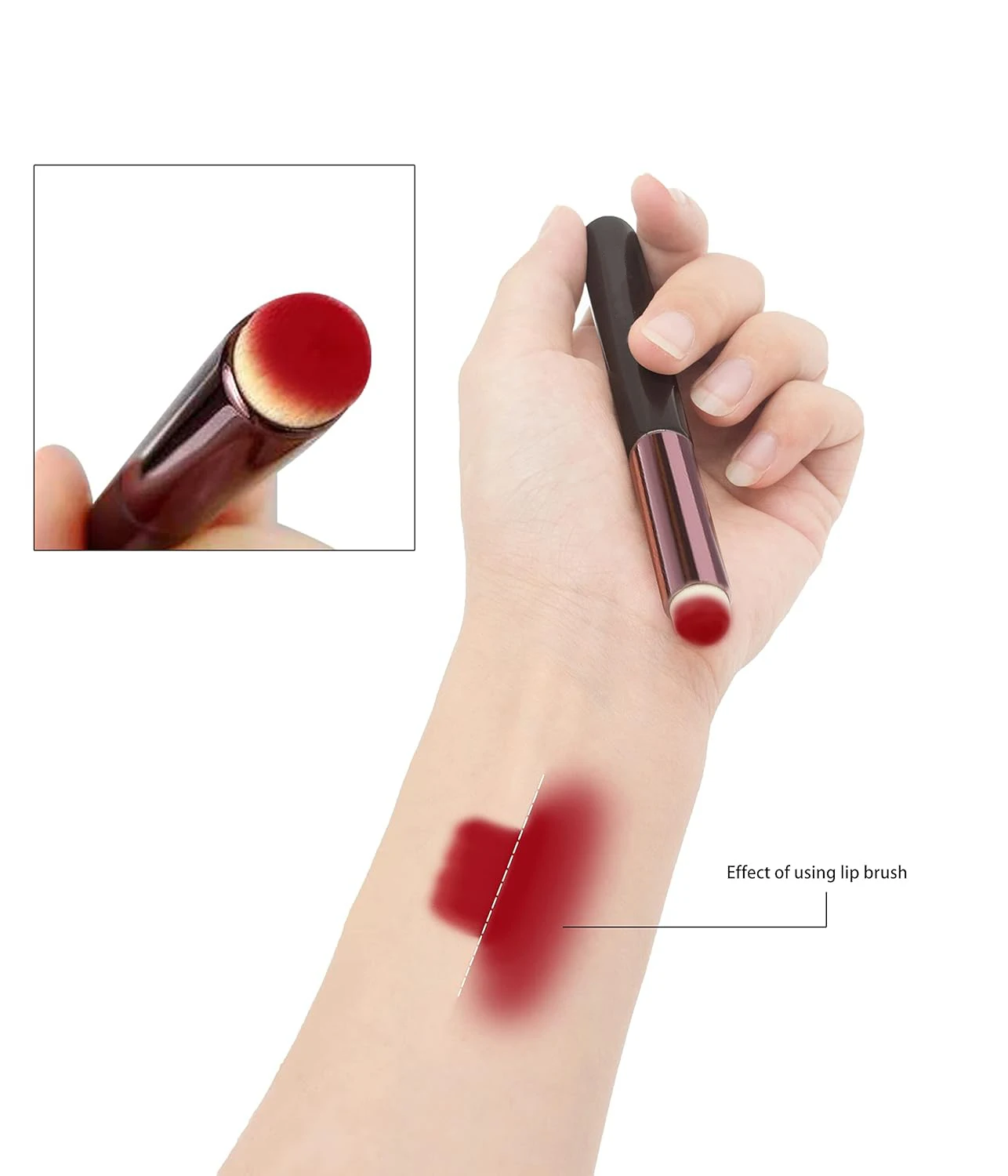 Venta al por mayor Pincel de labios Corrector Pincel multifuncional Aplicador Pinceles de labios Pincel de maquillaje de lápiz labial