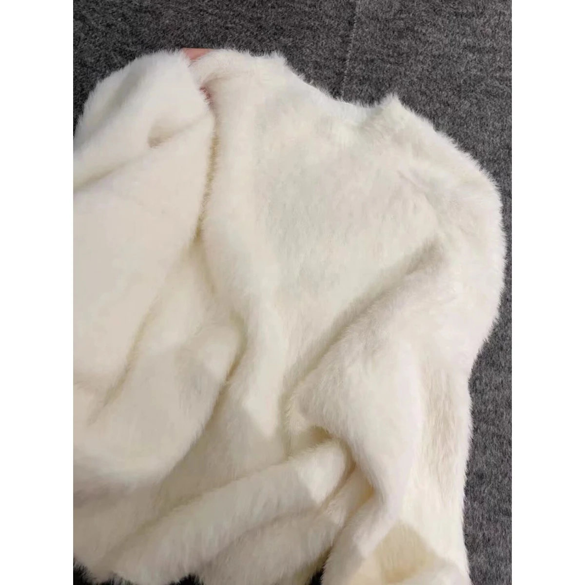 

Мужской и женский большой мягкий уютный круглый трикотаж Ne, зимняя повседневная свободная верхняя одежда, удобный теплый длинный свитер свека