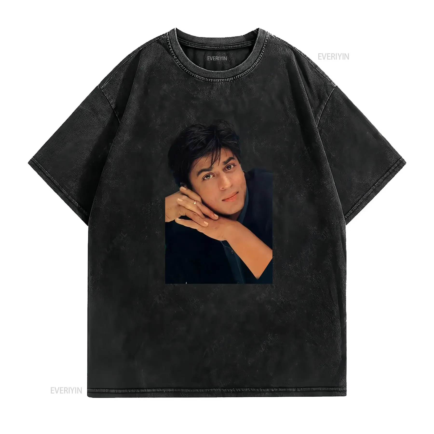 Shah Rukh Khan T shirt Bollywood Fan Indian Actor Merchandise King of Cinema Unique Design long or short sleeves vintage