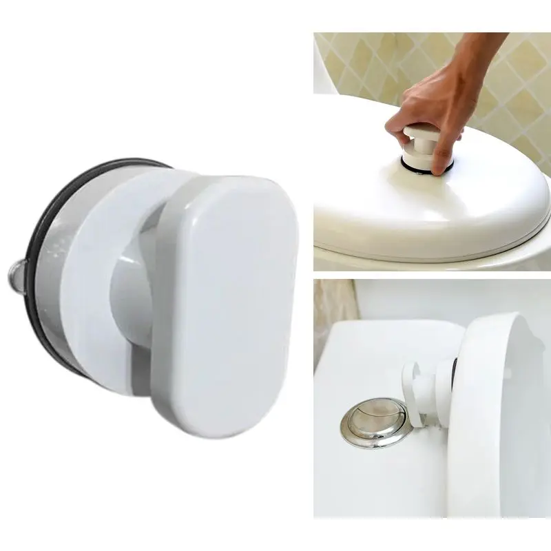 Sucker Handle Door Fridge Drawer Bathroom Suction Cup Wall Mounted Handrail Grip Tub Shower Handle Bathroom Kitchen Accessorie