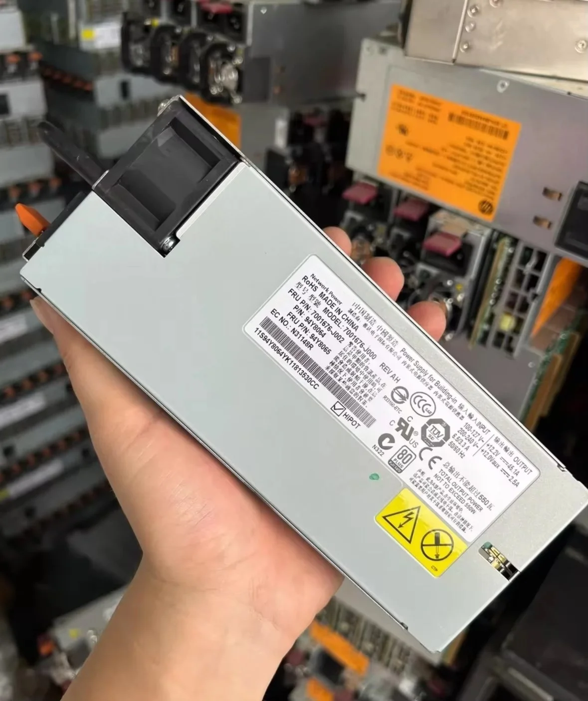 

550W High Efficiency Platinum AC Power Supply 7001605-J000 94Y8064 550W