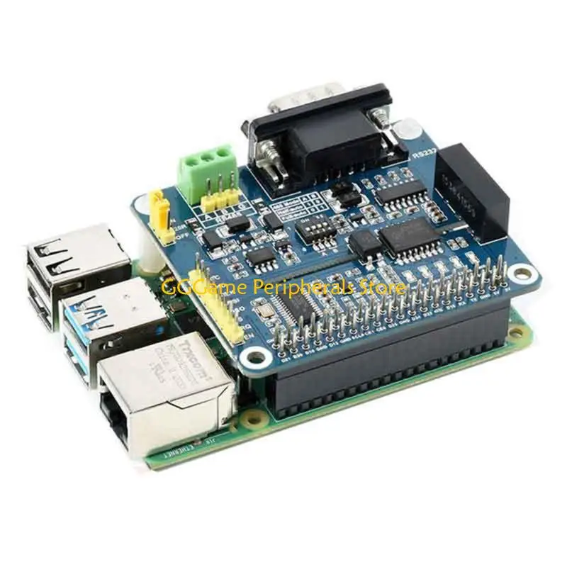 Placa expansão RS485 RS232 isolada U55B com controle e