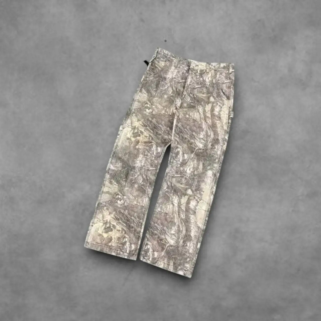Y2k New Camouflage Cargo Pants American Mainstream Hip Hop Skateboard Men Women Streetwear Gothic High Street Super Loose Jeans