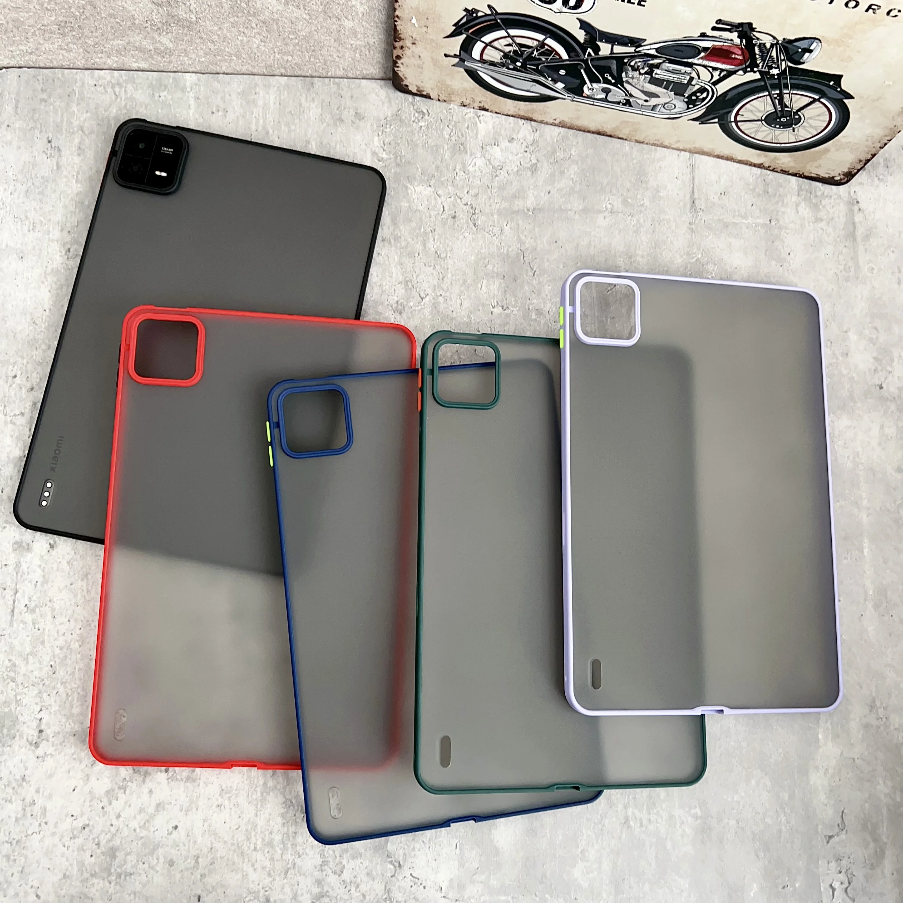 Case for Xiaomi Pad 6s Pro 2024 Redmi Pad SE 11 2023 Pad 6 5Pro Colorful Simplicity Silicone Safety for Xiaomi Tablet Cover Soft