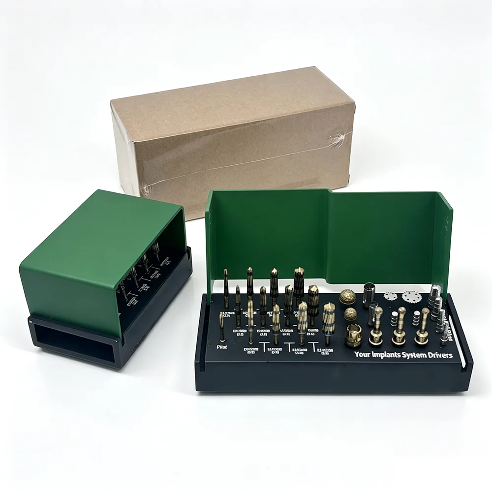 Dental Osseodensification Bur Set Autoclavable Rust‑Resistant Stainless Steel Implant Drill For Implant Site Surgery Instruments