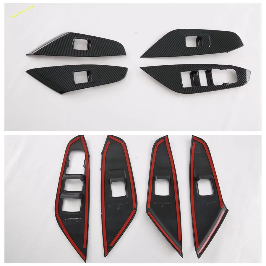 Door Handle Holder Window Glass Lift Button Cover Trim Switch Open Close Fit For Chevrolet Trax 2023 2024 Interior Accessories