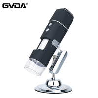 WiFi USB Digital Microscope 50-1000x Wireless Magnification Camera with Metal Stand Handheld Microscope for IOS Android