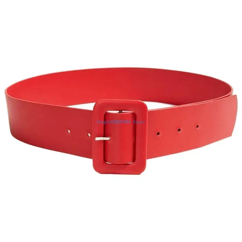 

N7YF Elegant Waist Belt for Women Body Belt with Adjustable Square Buckle Waist Straps for Banquet Decoration