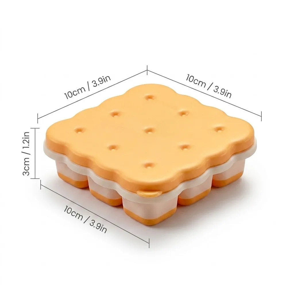 1/2/4 stuks Mini 9-vakjes plastic ijsvorm met deksel, herbruikbare ijsblokjesbak, whisky ijskoelers, ijsblokjesmaker, keuken- en bartools