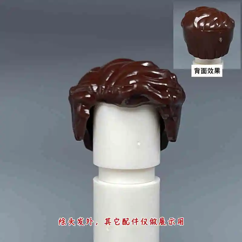 MOC Figures Hair Building Blocks pieces Human body Parts Figure Hairstyles Head Girl Boy City Character Accessories Bricks Toys