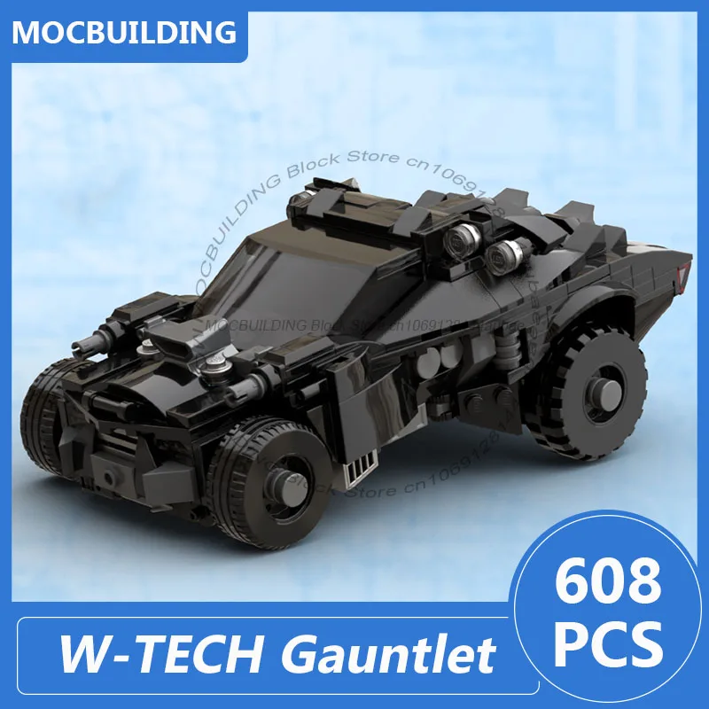 MOC Building Blocks W-TECH Gauntlet Urban Assault Vehicle Model Assemble Bricks Display Collection Creative Toys Gifts 372PCS