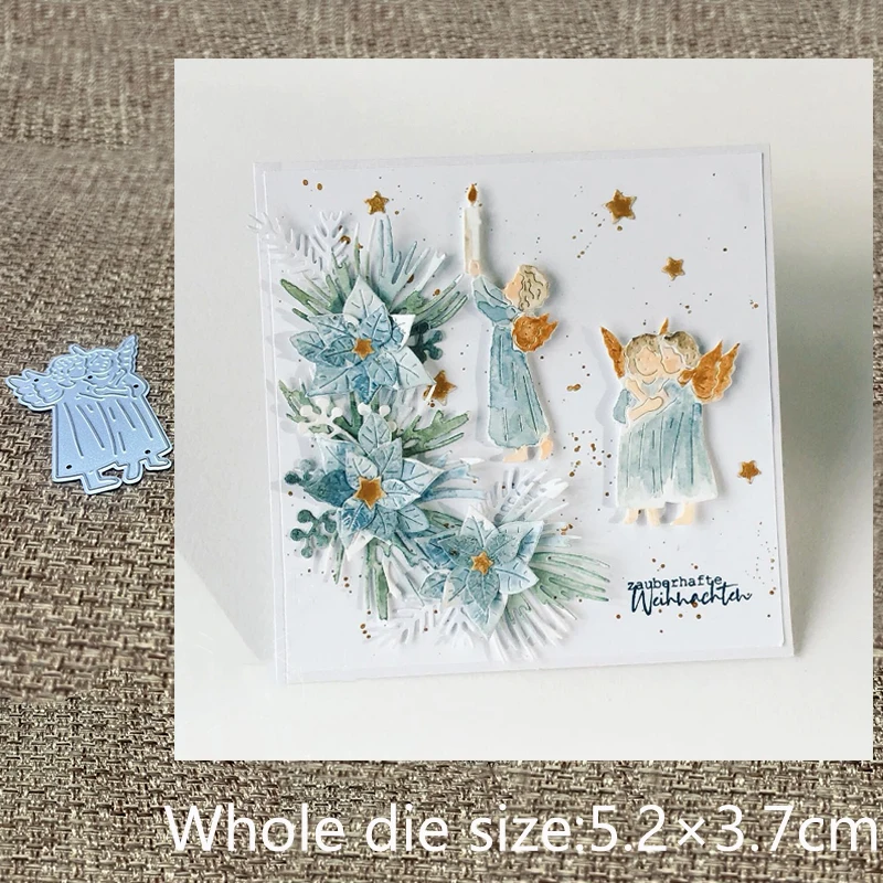 

XLDesign Craft Metal stencil mold Cutting Die Angel decoration scrapbook die cut Album Paper Card Craft Embossing