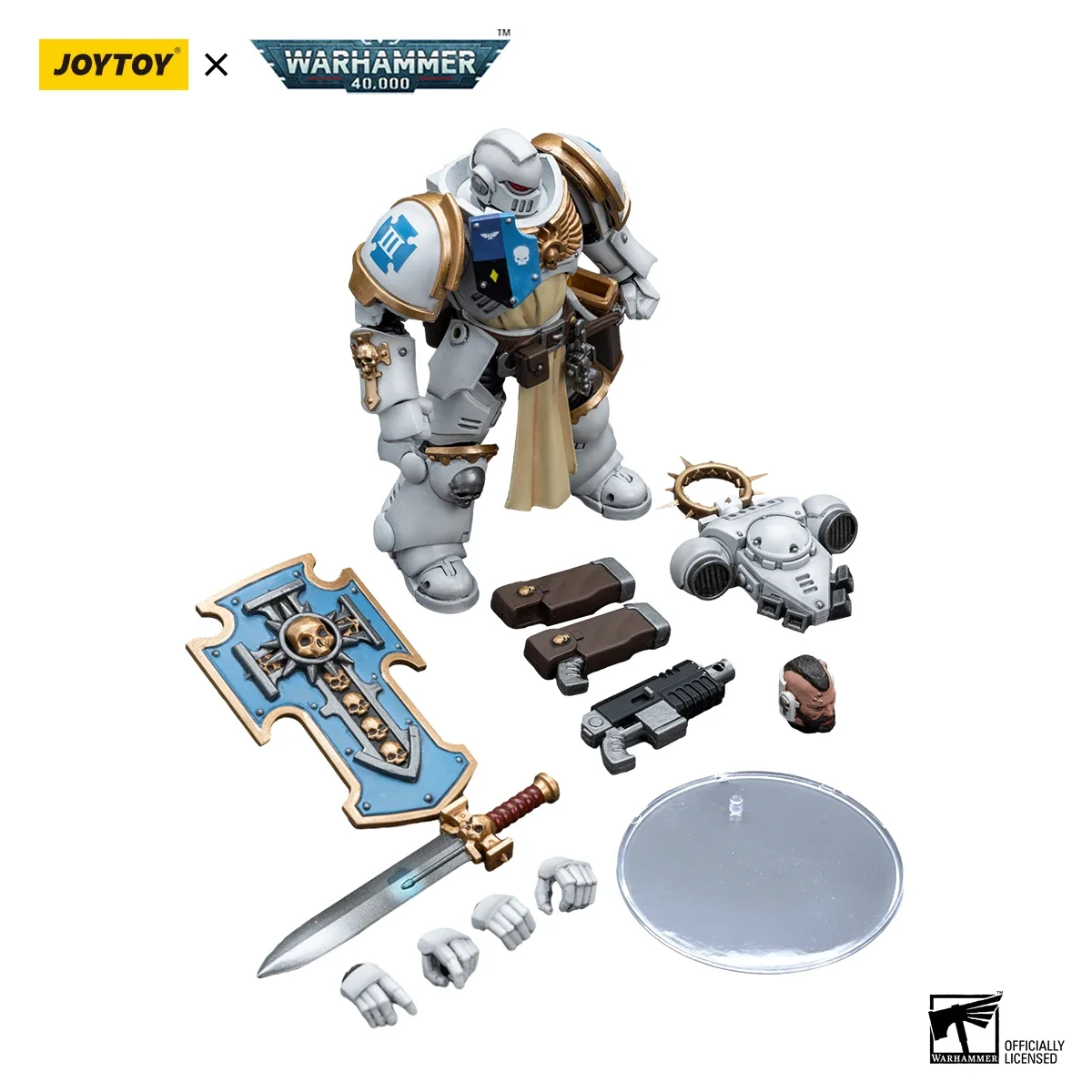 In Voorraad Joytoy Warhammer 40K 1/18 Witte Consuls Bladeguard Veteraan Anime Militair Model Actiefiguren Speelgoed Collectie Geschenken