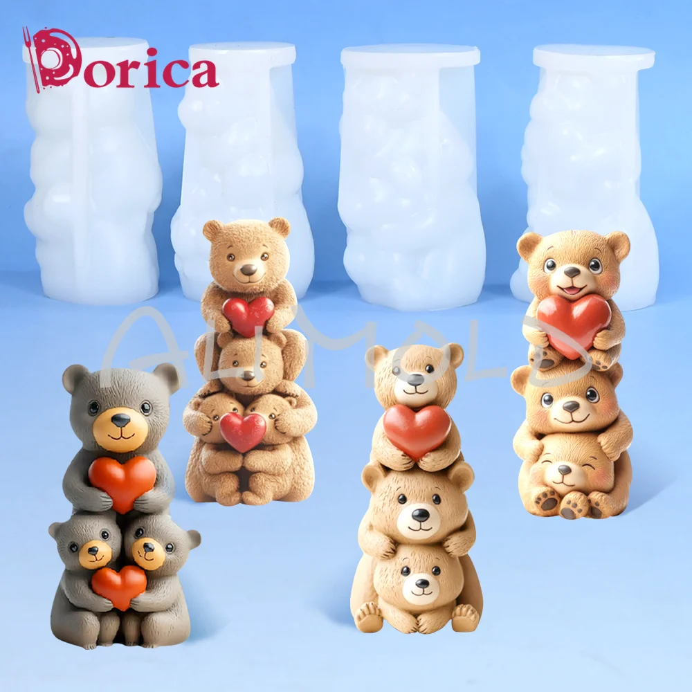 3D Bear Family Cand…