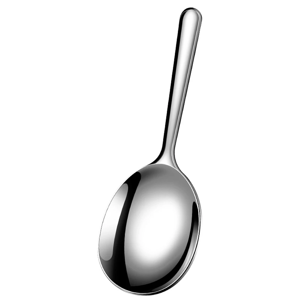 Silver Serving Spoon 20x7x3cm Crafted from Stainless Steel for Reliable Performance in Any Kitchen Environment