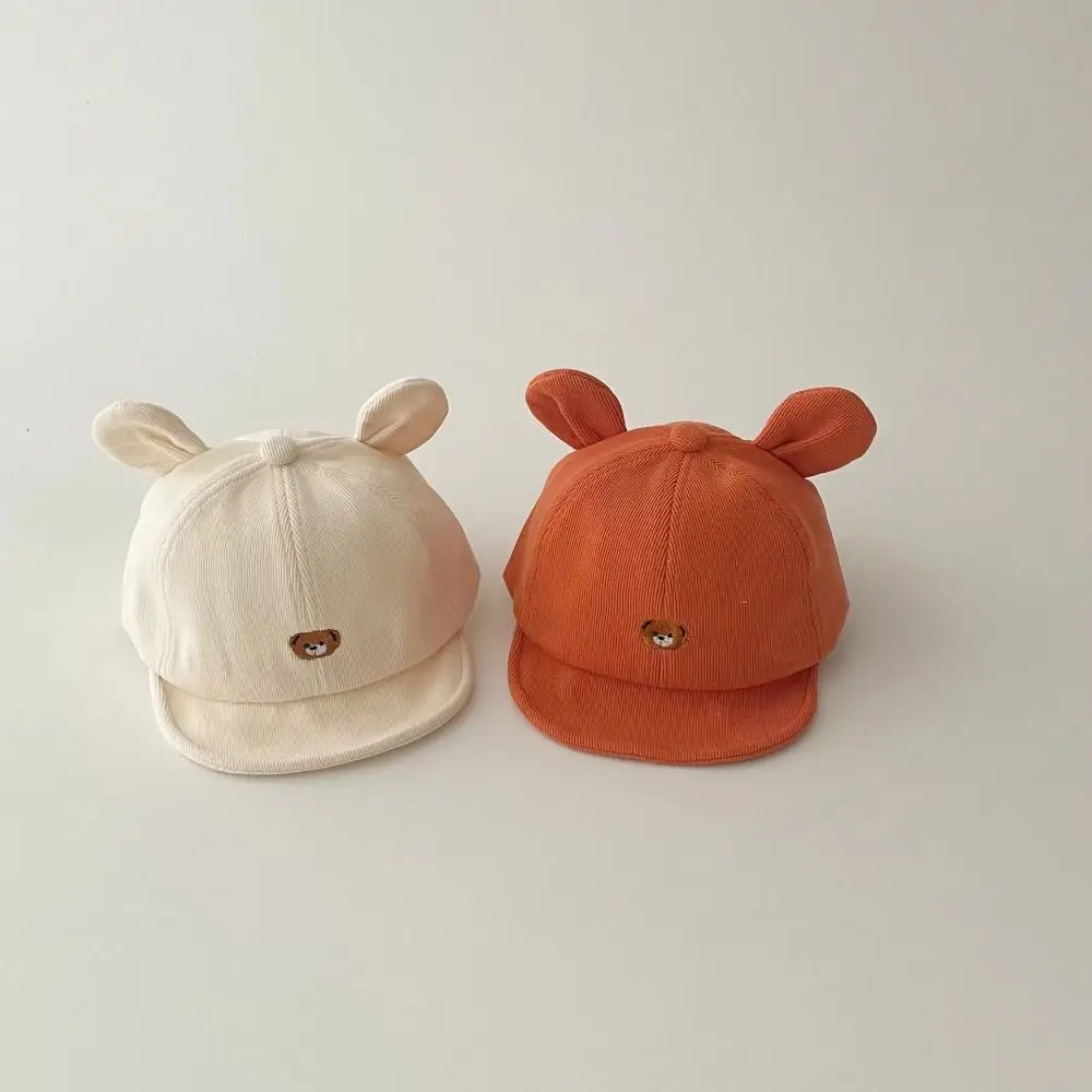 New Cartoon Children Sun Hat Cute Bear Outdoor Baby Hat Korean Boys and Girls Infant Cap